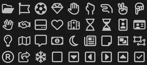 various icons