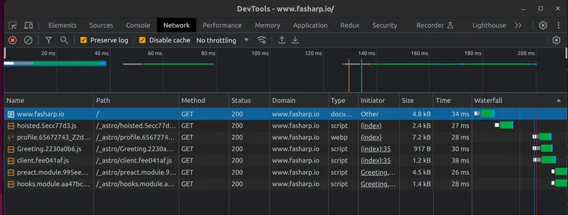 network devtools